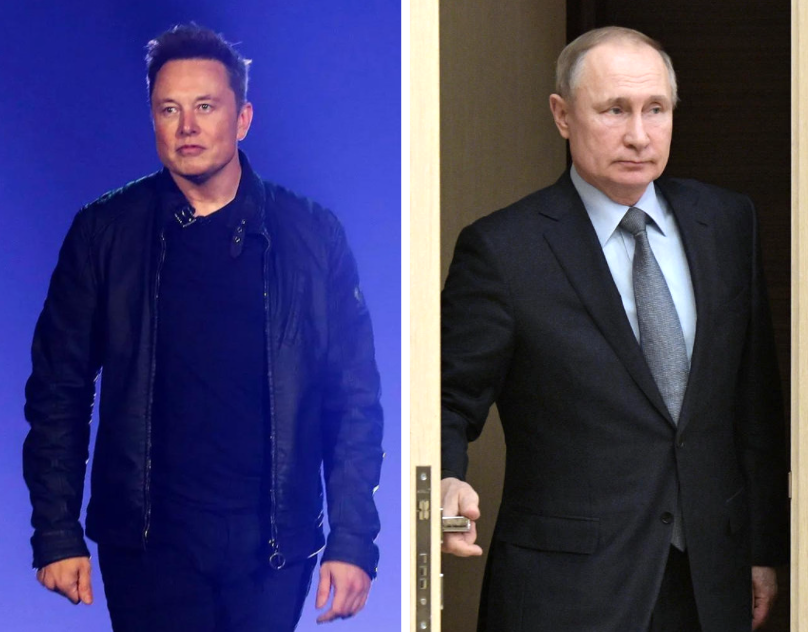 Guerre en Ukraine: Elon Musk défie en duel Vladimir Poutine